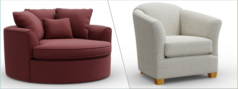 3D product design of chairs and loungers