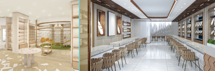 Jewelry store design by Cad Crowd 3D rendering experts and freelancers