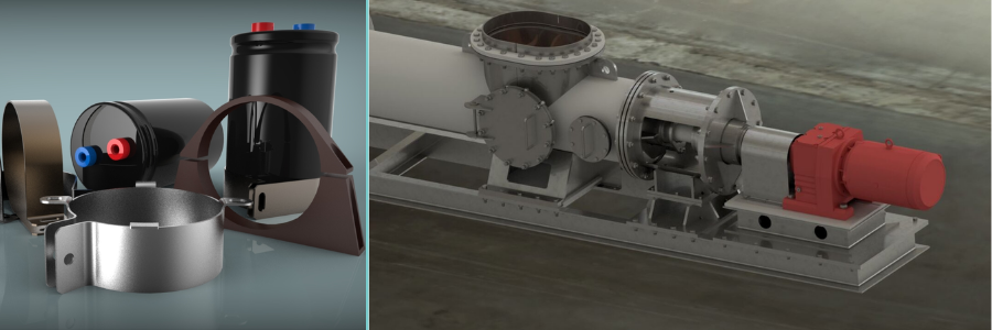 sheet metal design renderings by Cad Crowd shop drawing experts