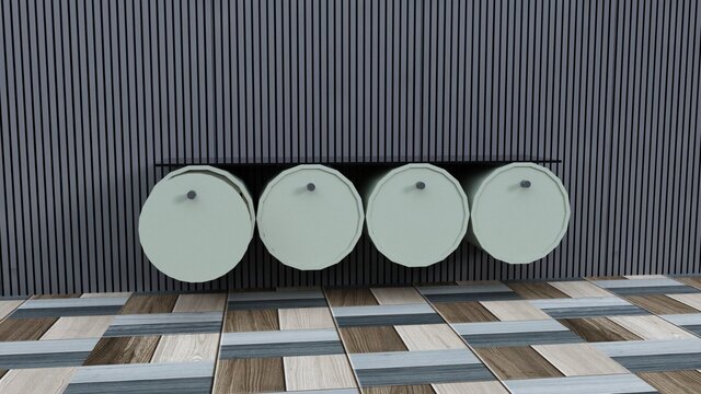 3D model of Tv unit / cansol