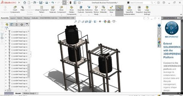 3D model of chasis