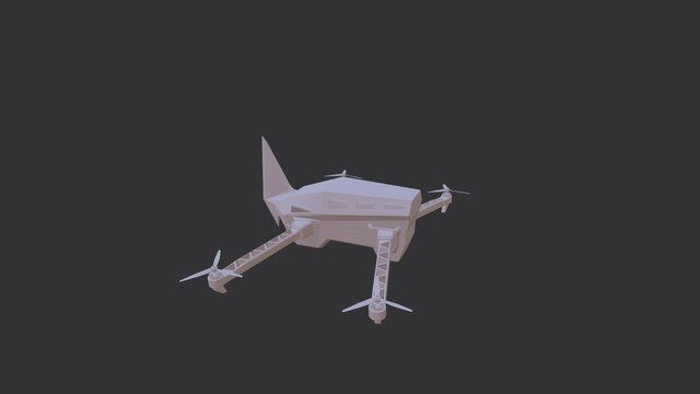 3D model of FUTURISTIC DRONE DESING