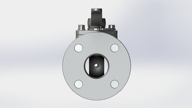 Flange End Ball Valve JIS 10K SS316 – image 2 of 5