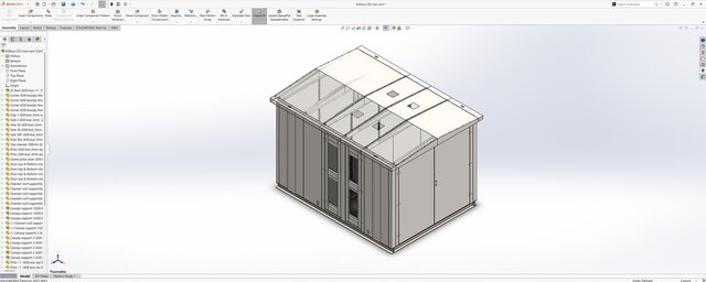 Compact Secondary Substation (CSS) and  Low Tension panel (LT)