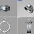 Fine diamond ring with sub rings