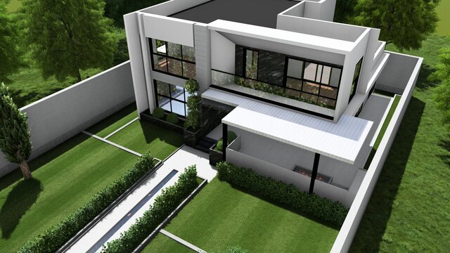 Private Villa near Tabriz – Built Project | Plans, Details & 3D Visualization – image 4 of 7