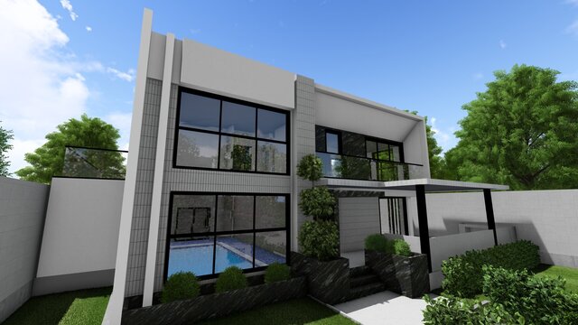 Private Villa near Tabriz – Built Project | Plans, Details & 3D Visualization – image 5 of 7