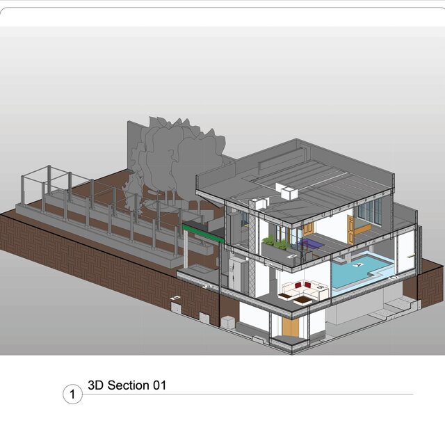 Private Villa near Tabriz – Built Project | Plans, Details & 3D Visualization – image 6 of 7