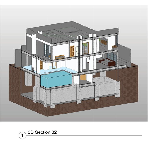 Private Villa near Tabriz – Built Project | Plans, Details & 3D Visualization – image 7 of 7