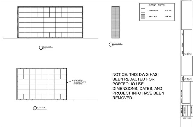 Stone Mausoleum As-Built Sample