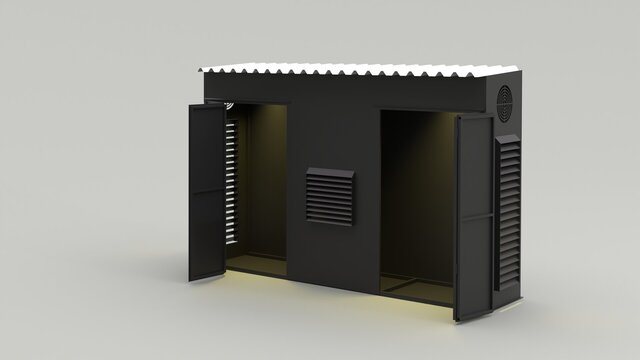 Design and CFD of Outdoor Solar Equipment Enclosure