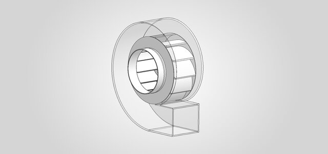 3D model of Centrifugal Fan Design and CFD Validation