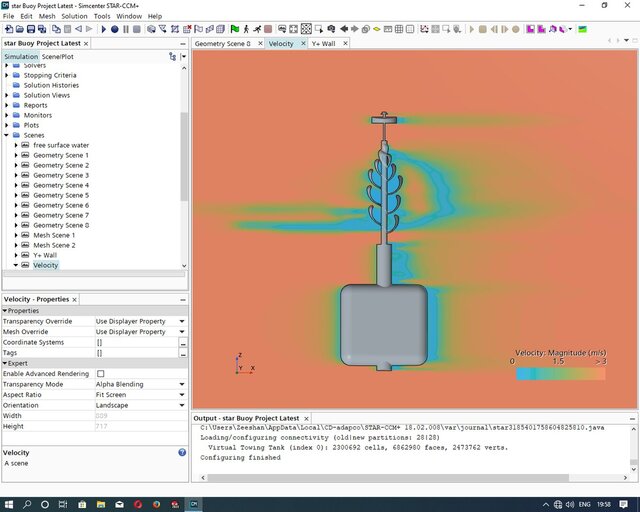 3D model of CFD Aero/Hydrodynamics: 2 way FSI/DFBI analysis Air/Seaborne systems: Design Calculation & CFD Acoustics of Turbomachinery Parts: Ducted Fan: Ansys/StarCCM+