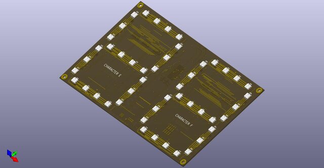 3D model of ESP32 based Scoreboard and Enclosure