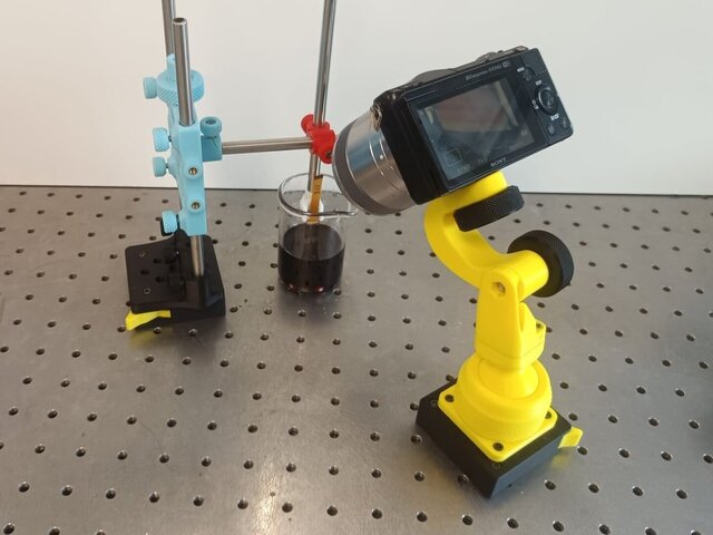 3D model of Phone and camera rigid arm stand