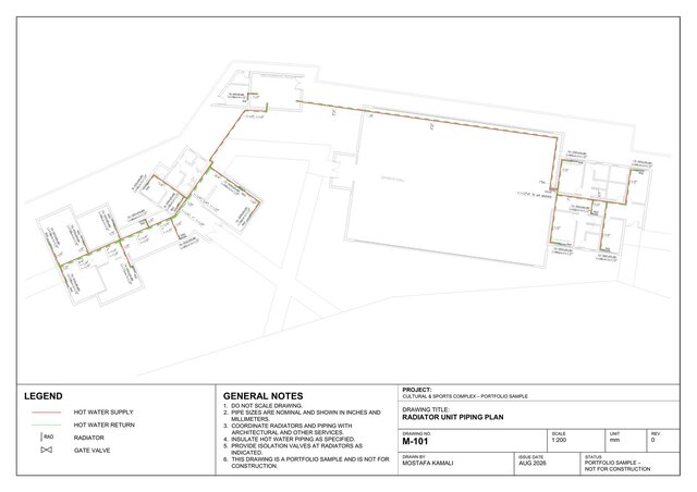 Cultural & Sports Complex – MEP & Mechanical Systems Design – image 4 of 6