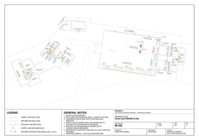 Cultural & Sports Complex – MEP & Mechanical Systems Design – image 5 of 6