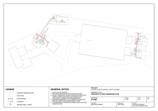 Cultural & Sports Complex – MEP & Mechanical Systems Design – image 3 of 6