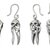 Raven Skull Earrings