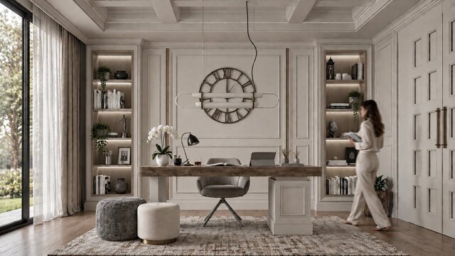 STUDY ROOM DESIGN | VISUALIZATION – image 1 of 1