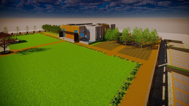 landscaping Farm House