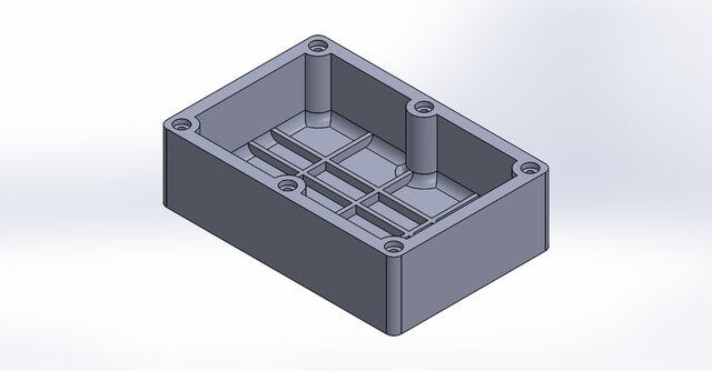 bottom-casing for pcb