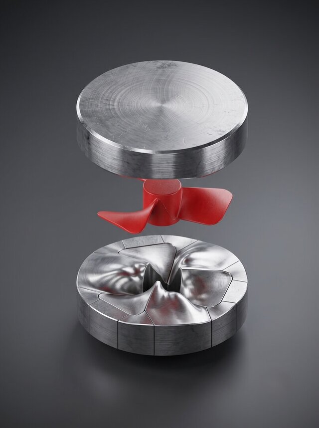 CORE CAVITY EXTRACTION OF FAN – image 1 of 4