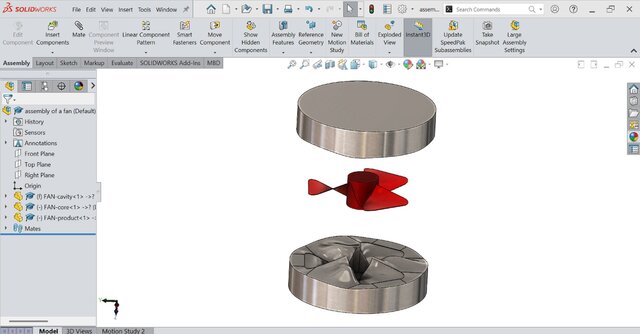 CORE CAVITY EXTRACTION OF FAN – image 2 of 4