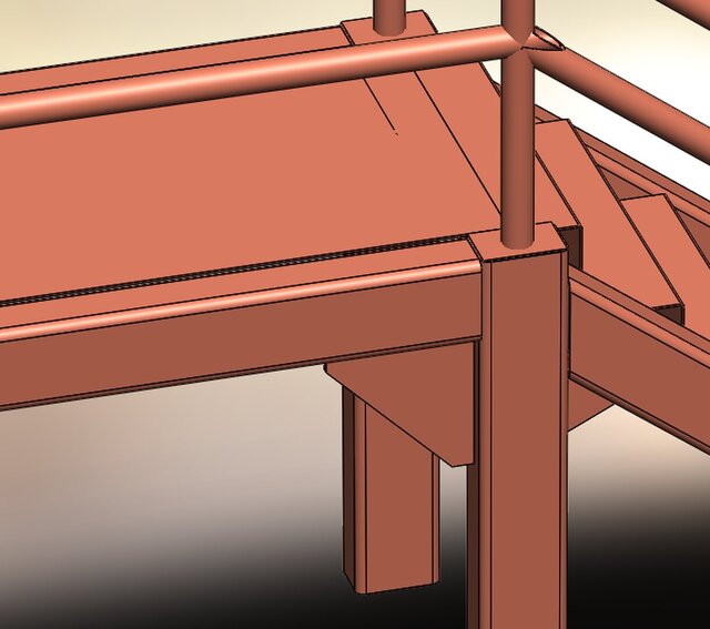 Industrial Steel Staircase & Platform Assembly – image 4 of 14