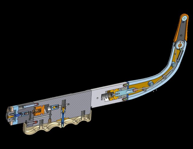 3D model of Hydraulic Prostate Examination Probe