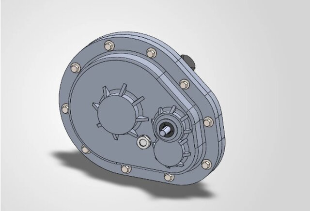 3D model of mechanical design for