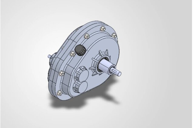 3D model of mechanical design for