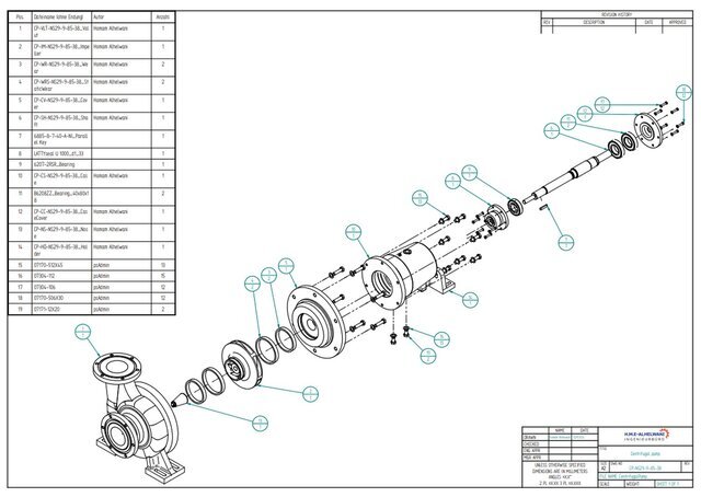 3D model of Centrifugal Pump Design | Full Hydraulic Calculation & 3D Modeling