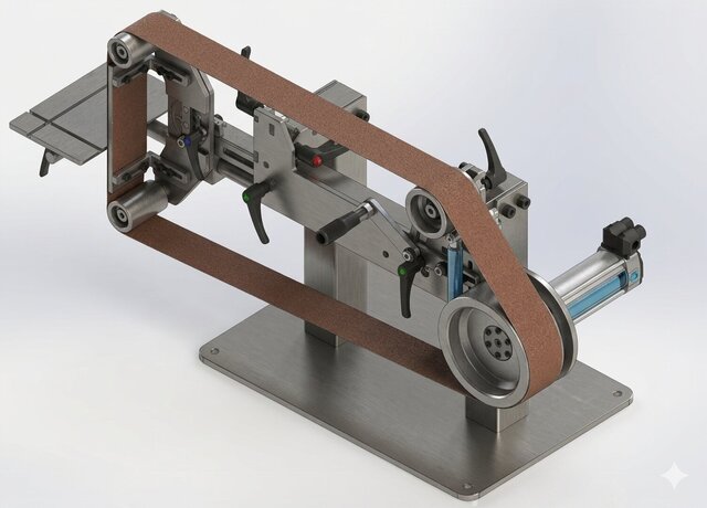 3D model of 2x72 Grinder