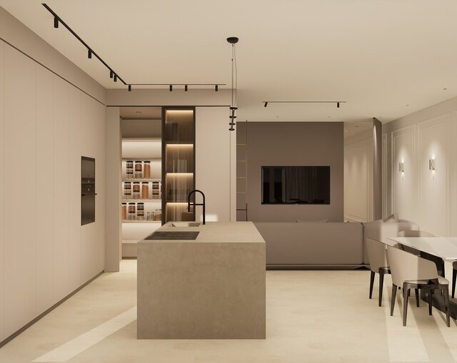 3D model of Residential - Tonal Continuity