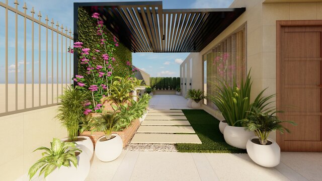 3D model of nri complex terrace walkthrough video