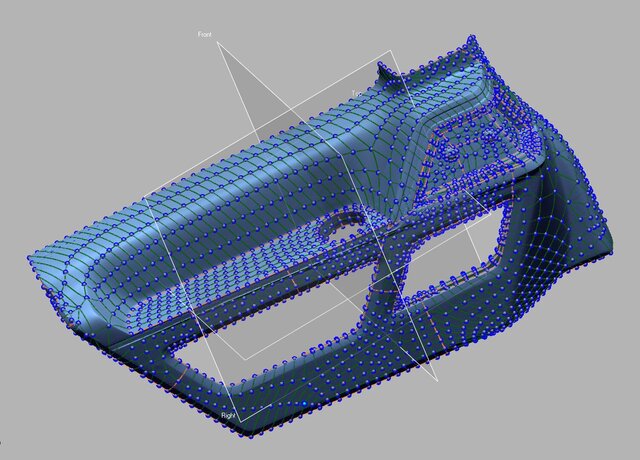 3D model of Complex Surface Mold Engineering; From 3D Scan (Reverse Engineering)