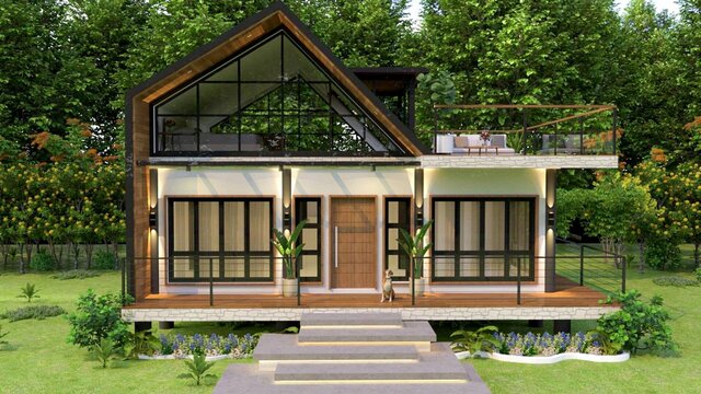 3D model of RESIDENTIAL INTERIOR AND EXTERIOR RENDERING