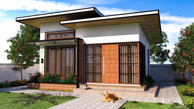 3D model of RESIDENTIAL INTERIOR AND EXTERIOR RENDERING