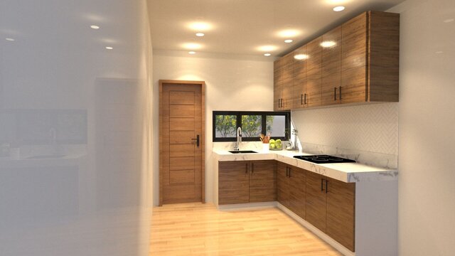 3D model of RESIDENTIAL INTERIOR AND EXTERIOR RENDERING