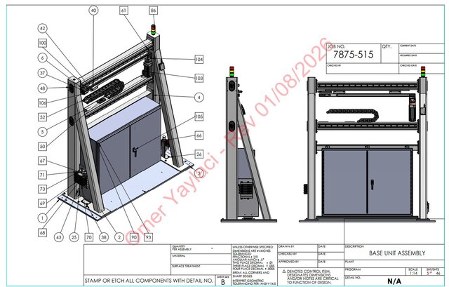 3D model of Custom CNC Machine Design | Mechanical Engineering & Automation