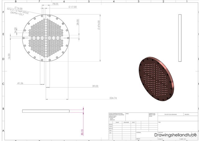 3D model of Reverse Engineering a Shell & Tube Heat Exchanger
