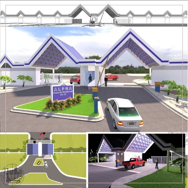 Entrance-Gate 3D design