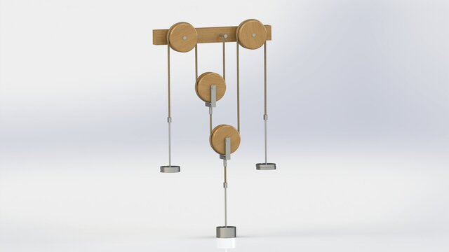 Compound Pulley System | Mechanical Advantage Demonstration