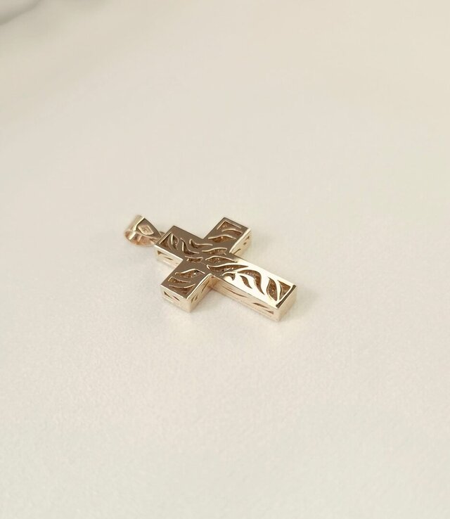 3D model of Cross Pendant – Jewelry CAD Design