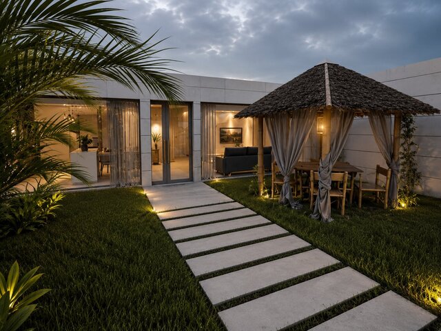 Modern villa exterior design – image 2 of 5