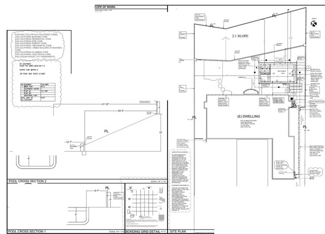 Hillside Residential Pool & Spa Permit Plans | Laguna Niguel – image 2 of 3