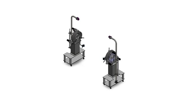 3D model of Modular Self-Aligning Hip Exoskeleton | Mechanical Design & CAD Assembly