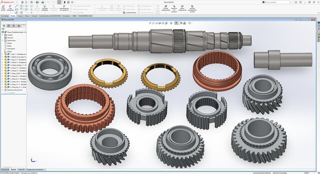 3D Modeling & Assembly of an Automotive Transmission – image 3 of 6