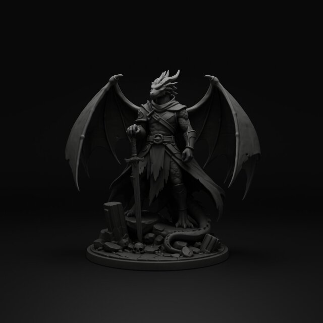 Dragon Warrior Statue
